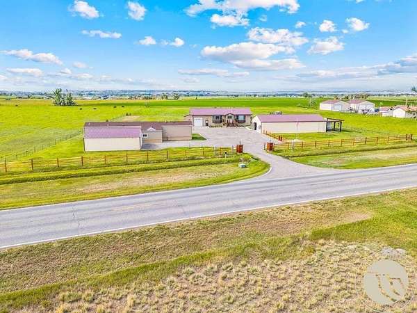 2 Acres of Land with Home for Sale in Huntley, Montana