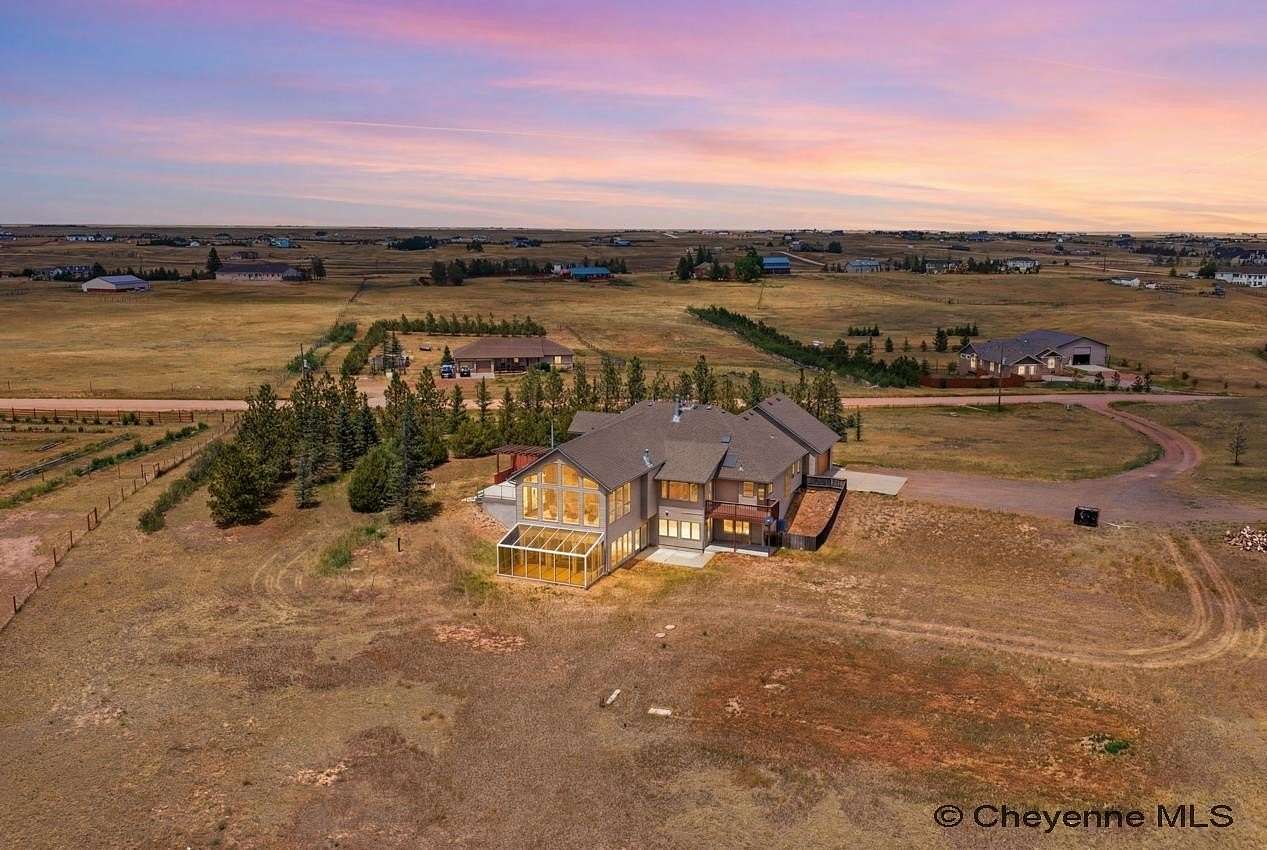 9.33 Acres of Land with Home for Sale in Cheyenne, Wyoming