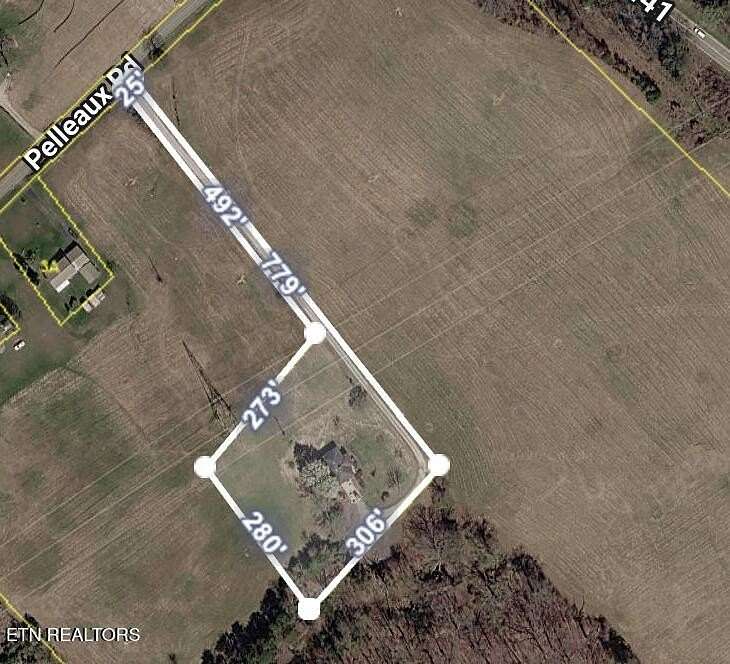 40.5 Acres of Land with Home for Sale in Knoxville, Tennessee