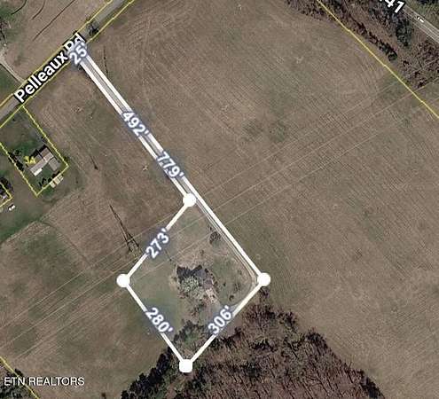 40.5 Acres of Land with Home for Sale in Knoxville, Tennessee