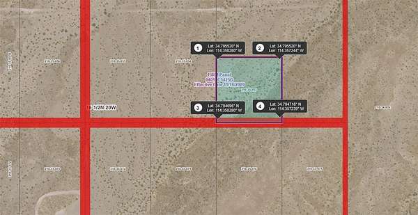 2.5 Acres of Residential Land for Sale in Topock, Arizona