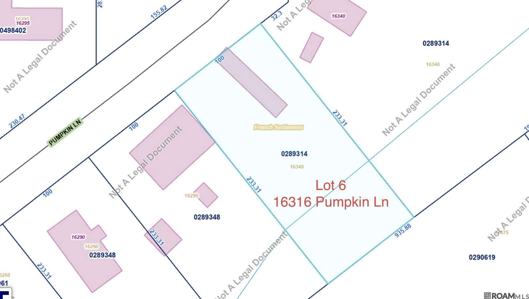 0.5 Acres of Land for Sale in French Settlement, Louisiana
