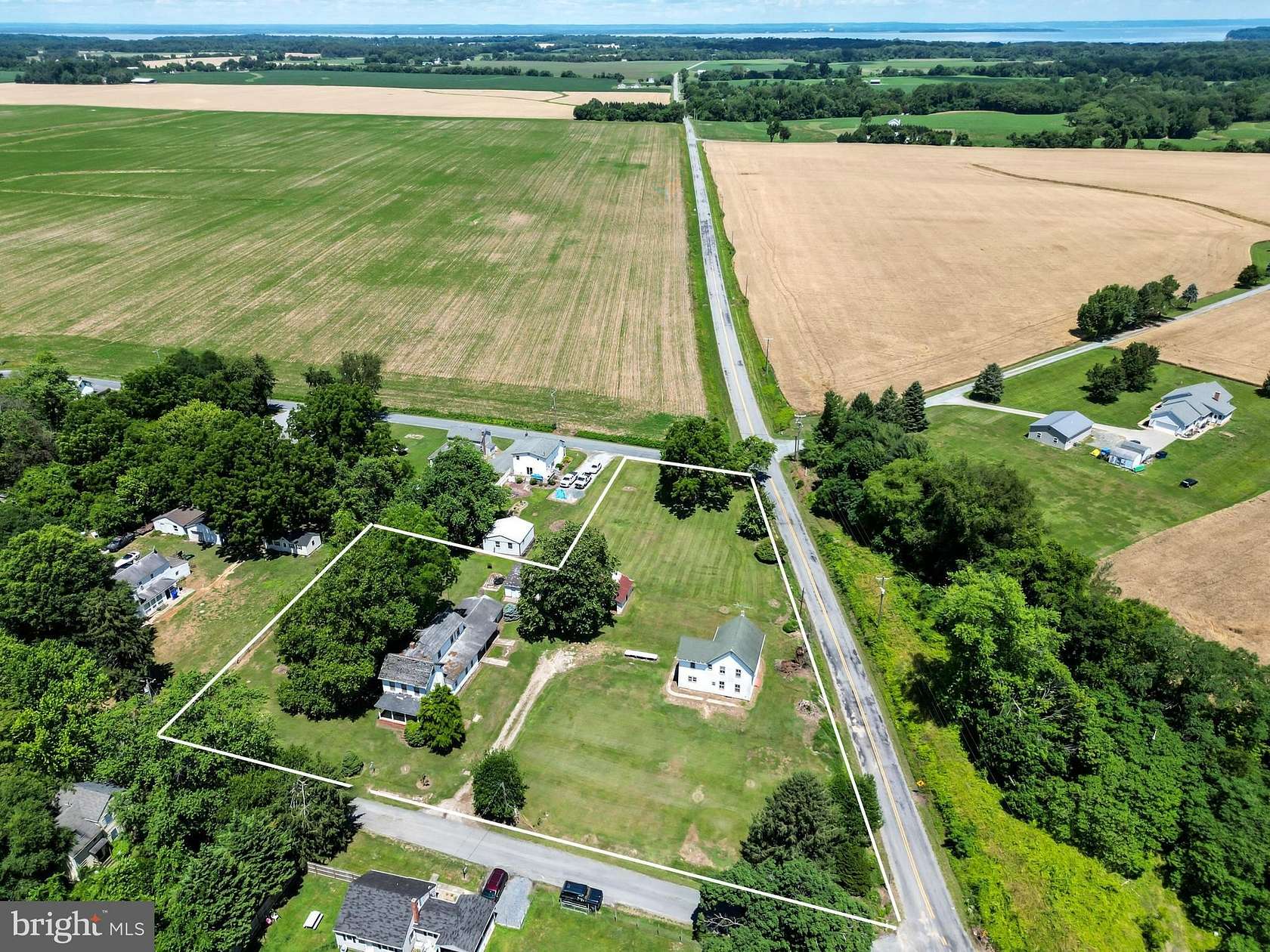 1.66 Acres of Land with Home for Sale in Still Pond, Maryland