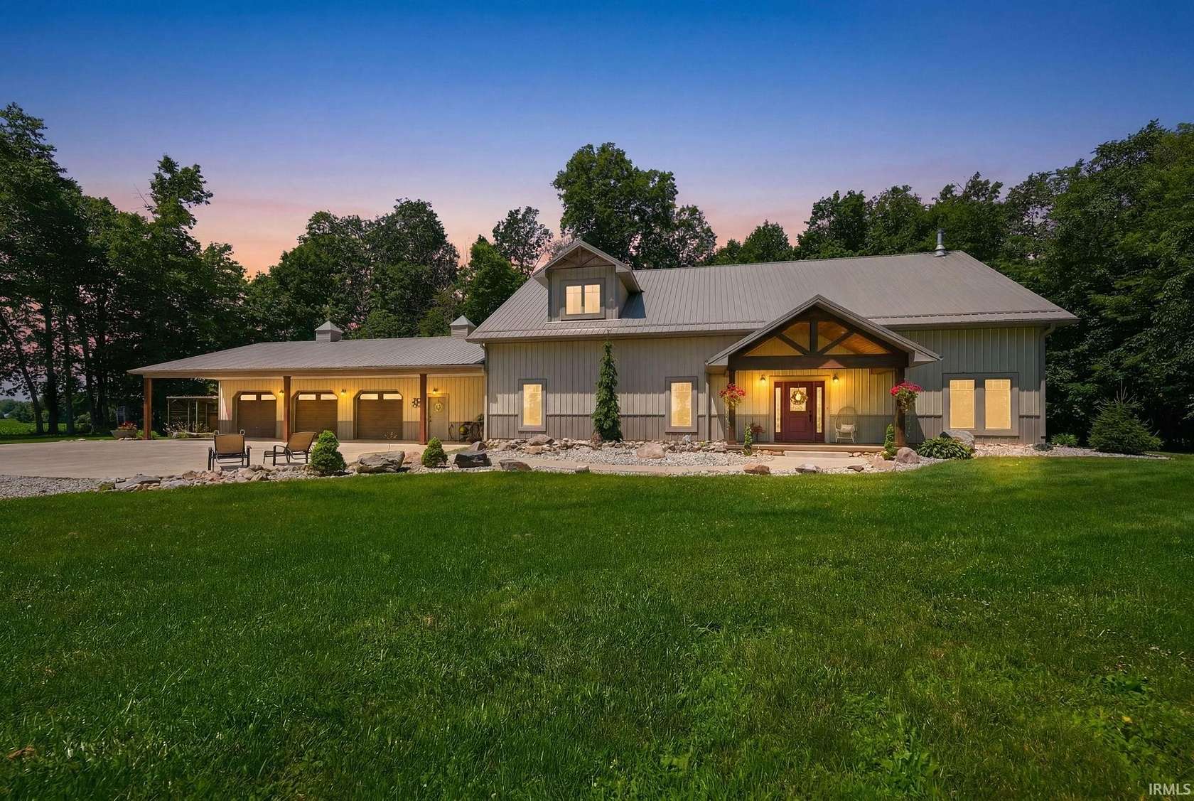 16 Acres of Recreational Land with Home for Sale in Tippecanoe, Indiana