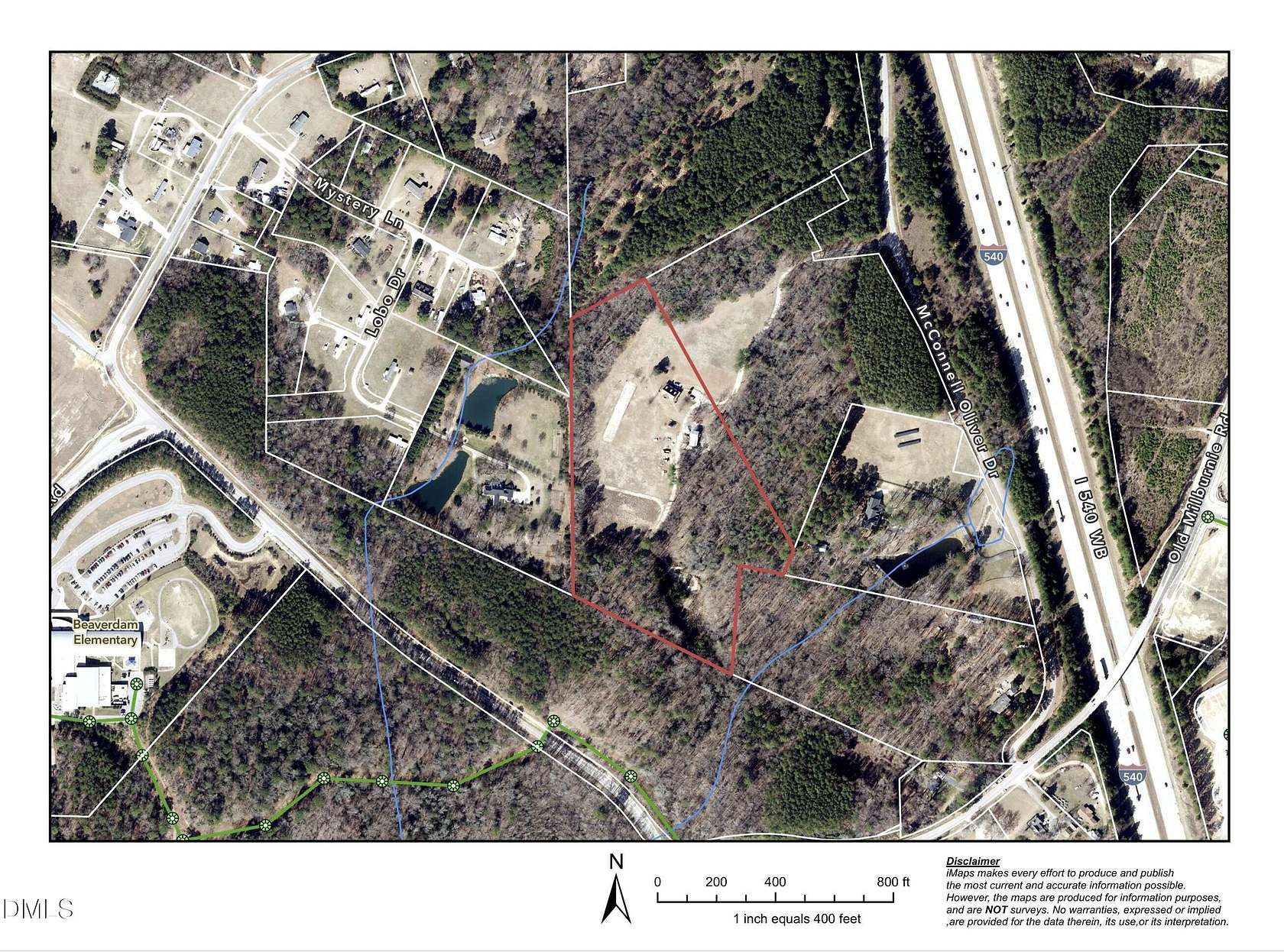 14 Acres of Land with Home for Sale in Raleigh, North Carolina