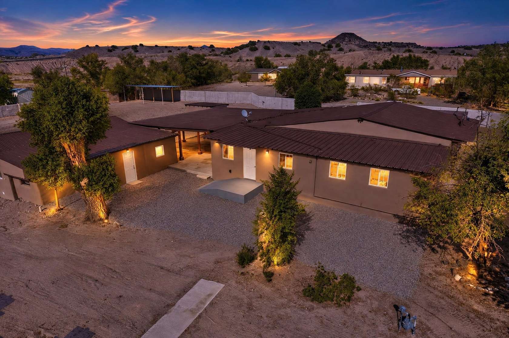 1.52 Acres of Land with Home for Sale in Peña Blanca, New Mexico