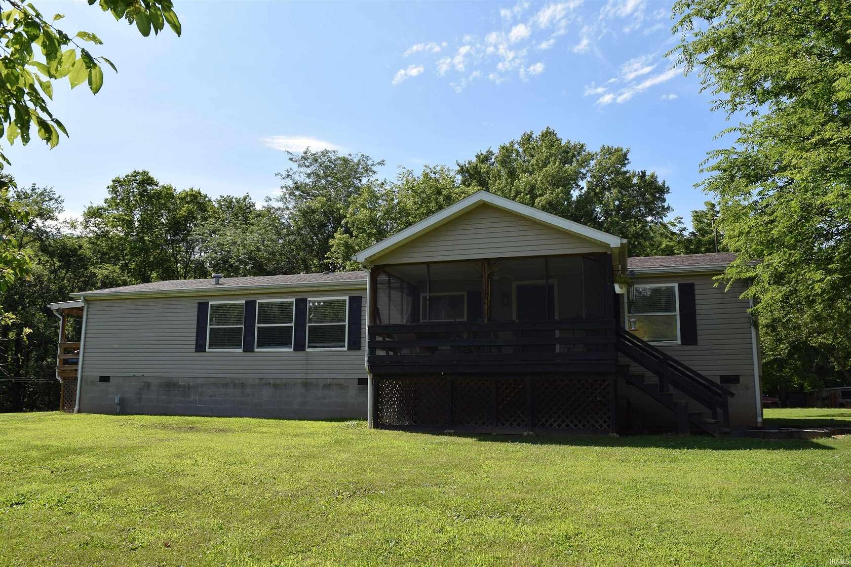 4.2 Acres of Land with Home for Auction in Mount Vernon, Indiana