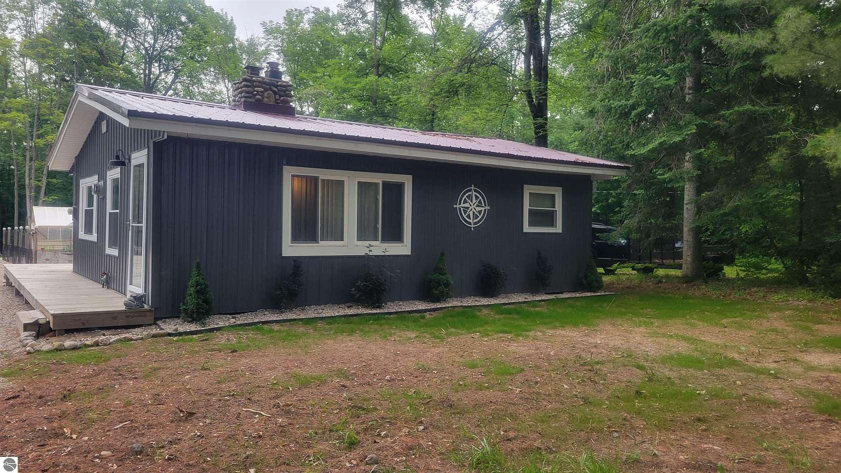 4.82 Acres of Land with Home for Sale in Glennie, Michigan