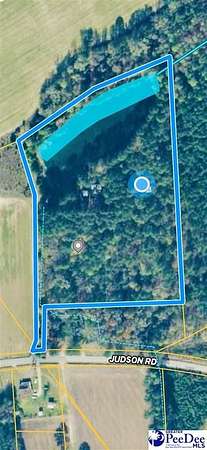 15 Acres of Recreational & Residential Land for Sale in Clio, South Carolina