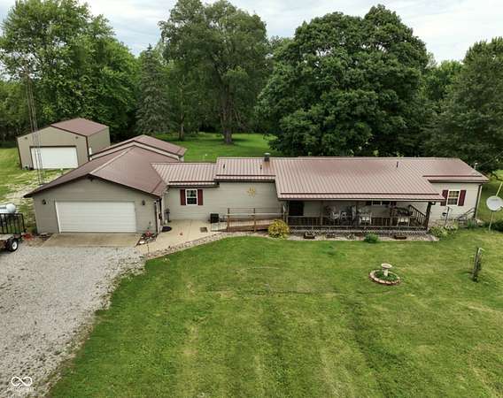 4 Acres of Land with Home for Sale in Cayuga, Indiana