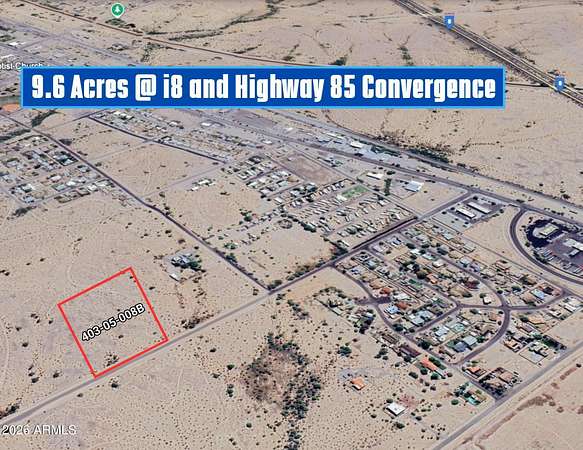 9.6 Acres of Residential Land for Sale in Gila Bend, Arizona