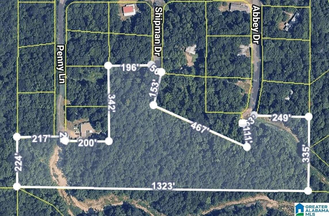 53.5 Acres of Recreational & Residential Land for Sale in Odenville, Alabama