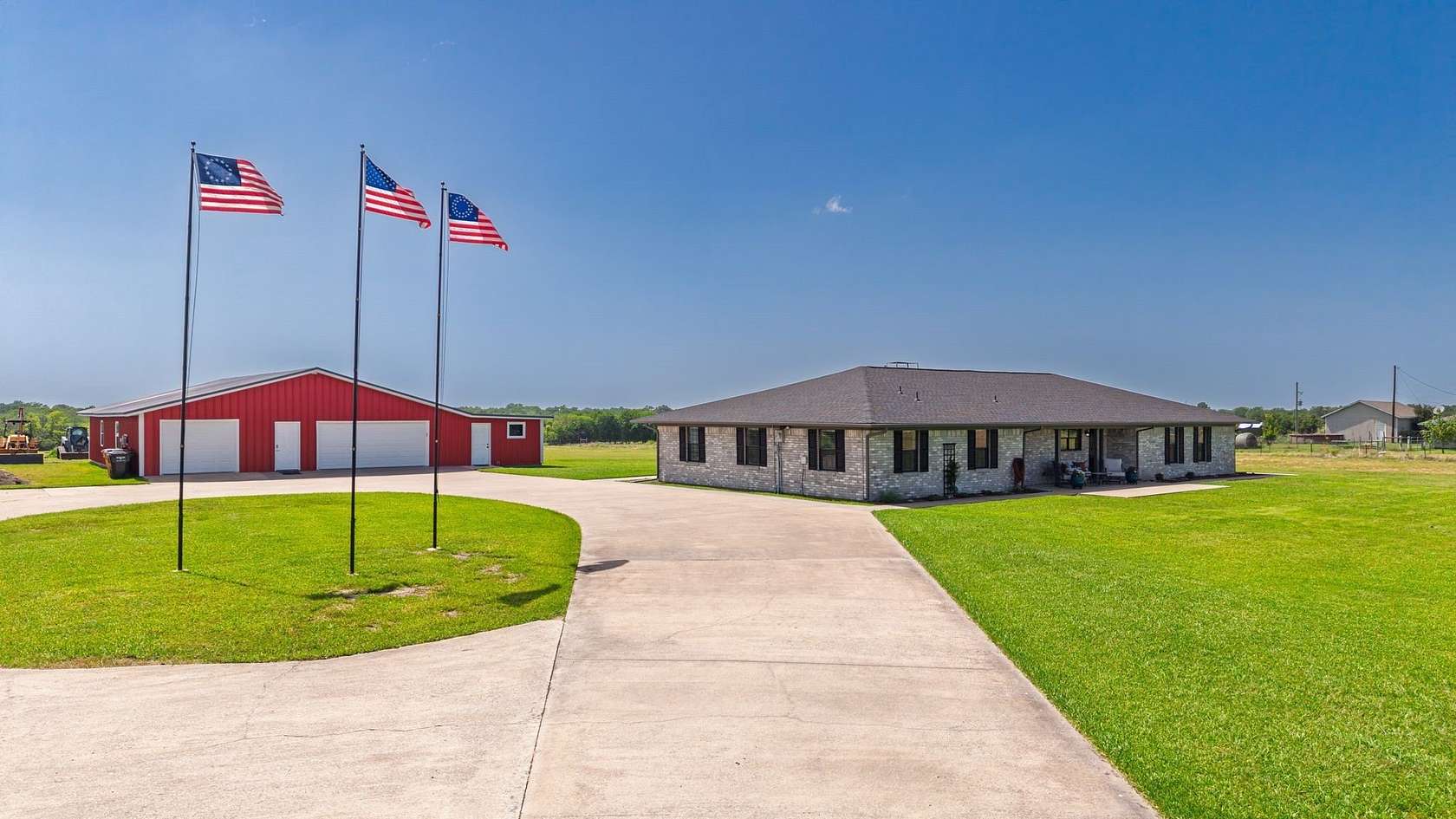 6.84 Acres of Land with Home for Sale in Caddo Mills, Texas