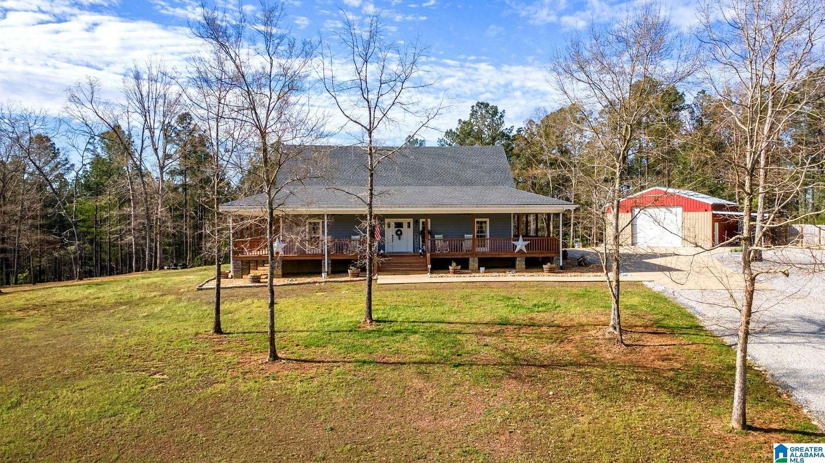 11 Acres of Land with Home for Sale in Munford, Alabama