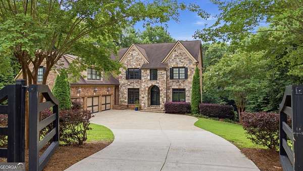 4 Acres of Land with Home for Sale in Alpharetta, Georgia