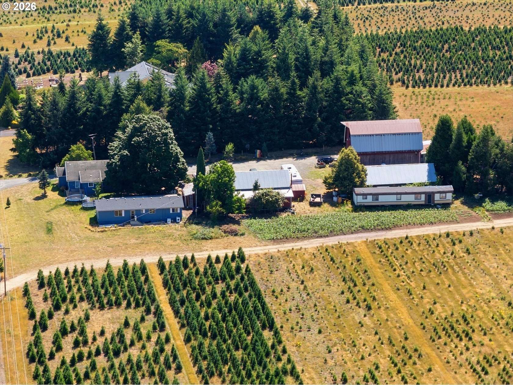 89.2 Acres of Agricultural Land with Home for Sale in Molalla, Oregon