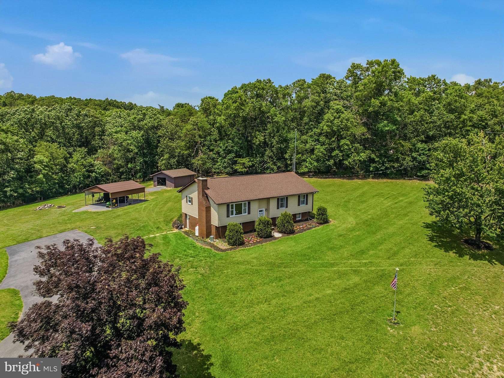 6.18 Acres of Land with Home for Sale in Berkeley Springs, West Virginia
