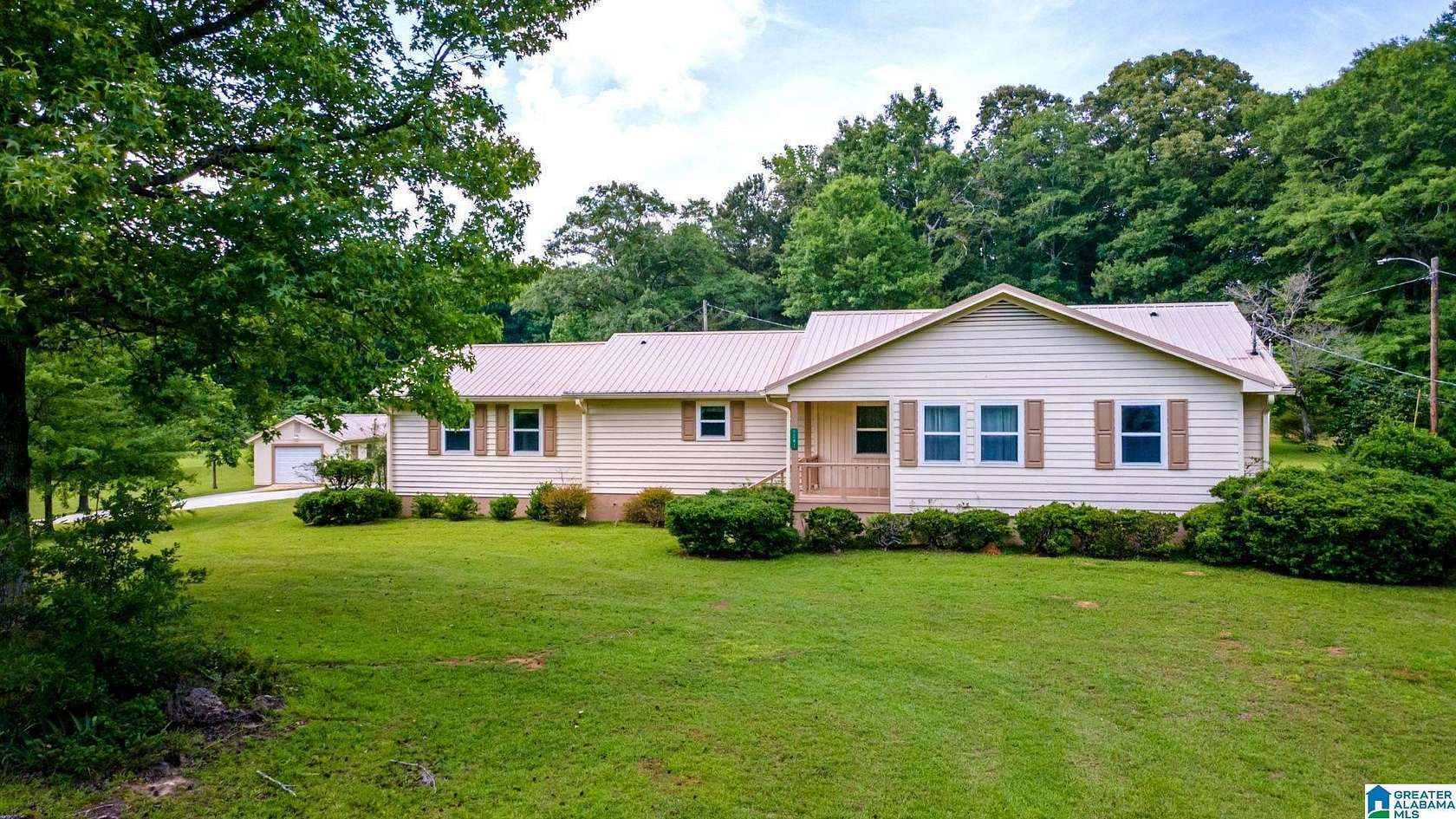 9.8 Acres of Land with Home for Sale in Lineville, Alabama