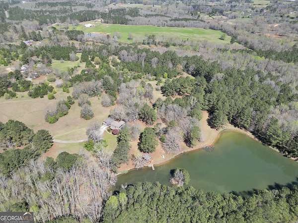 54 Acres of Recreational Land with Home for Sale in Barnesville, Georgia