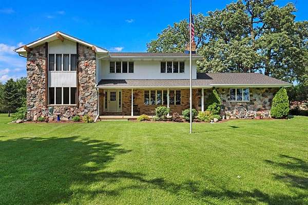 11 Acres of Land with Home for Sale in Yorkville, Wisconsin