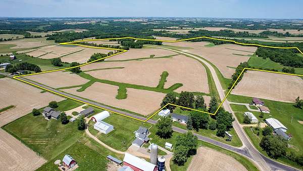 253 Acres of Land with Home for Sale in Potosi, Wisconsin