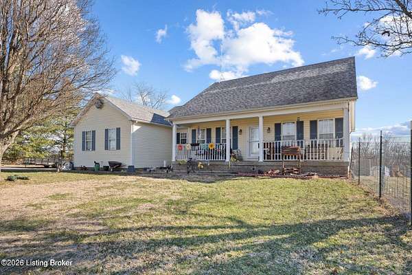 6.87 Acres of Land with Home for Sale in Taylorsville, Kentucky