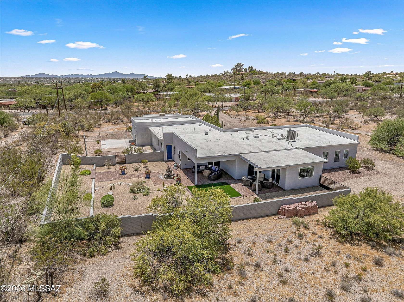 4.77 Acres of Land with Home for Sale in Tucson, Arizona