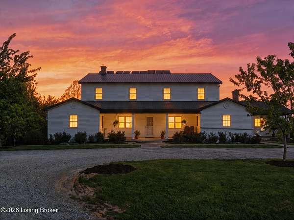 138 Acres of Land with Home for Sale in Pleasureville, Kentucky