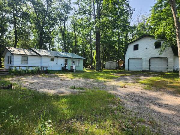1.54 Acres of Land with Home for Sale in Bitely, Michigan