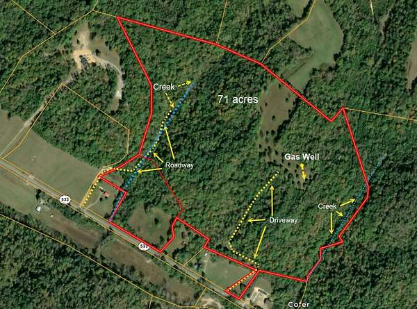 71 Acres of Recreational & Residential Land for Sale in Edmonton, Kentucky