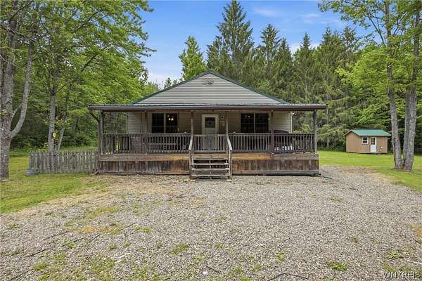 8.6 Acres of Land with Home for Sale in Caneadea, New York