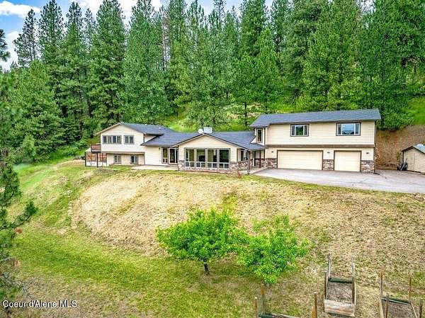 5 Acres of Land with Home for Sale in Coeur d'Alene, Idaho