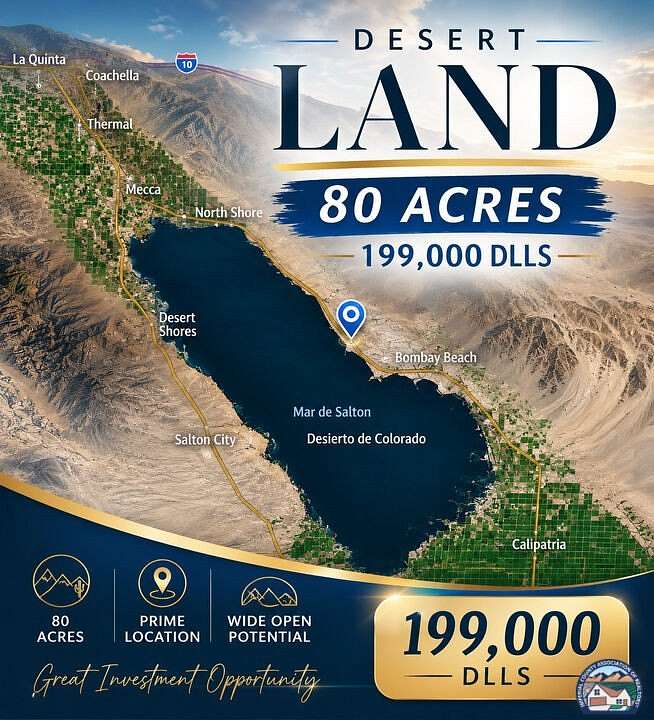 80.3 Acres of Recreational Land for Sale in Calipatria, California