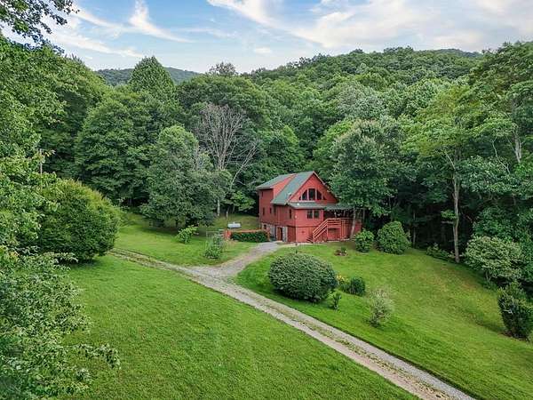 5.29 Acres of Land with Home for Sale in Bryson City, North Carolina