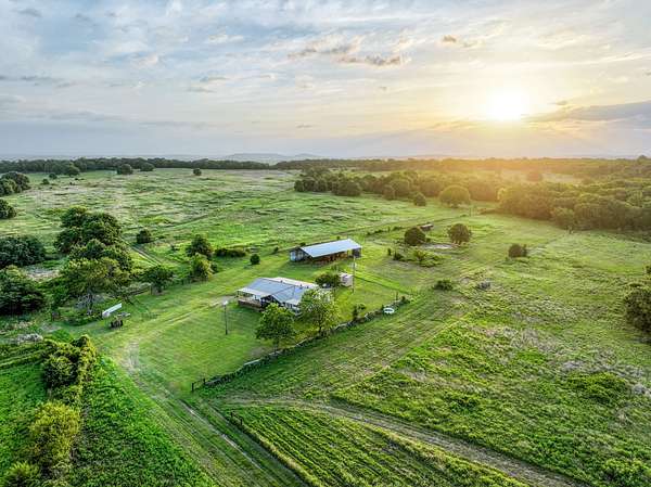 110 Acres of Land with Home for Sale in Stigler, Oklahoma