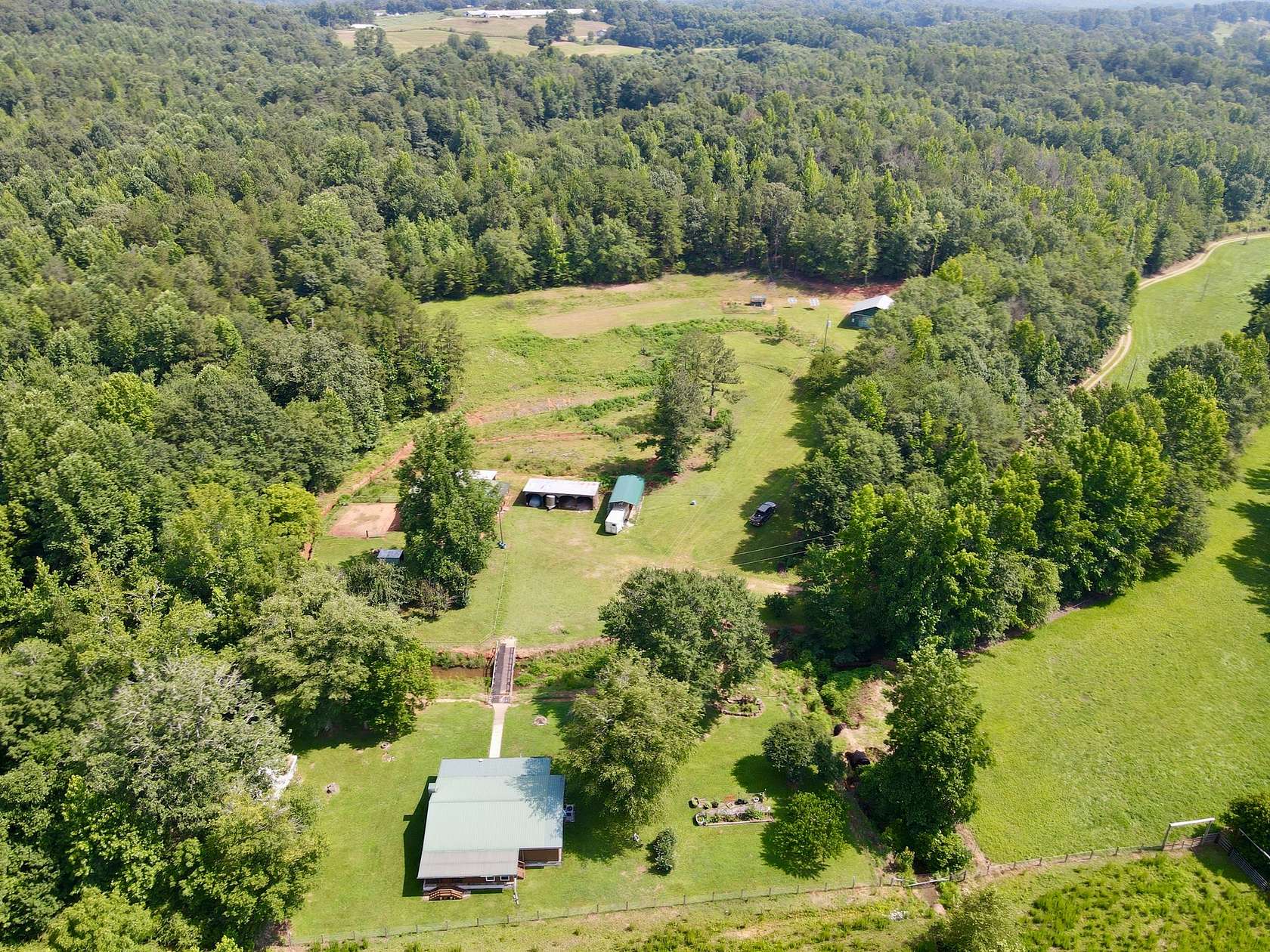 20 Acres of Agricultural Land with Home for Sale in Delta, Alabama