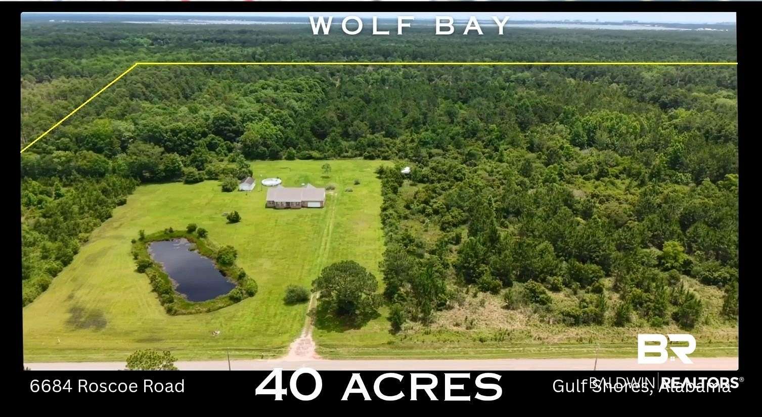 40 Acres of Land for Sale in Gulf Shores, Alabama