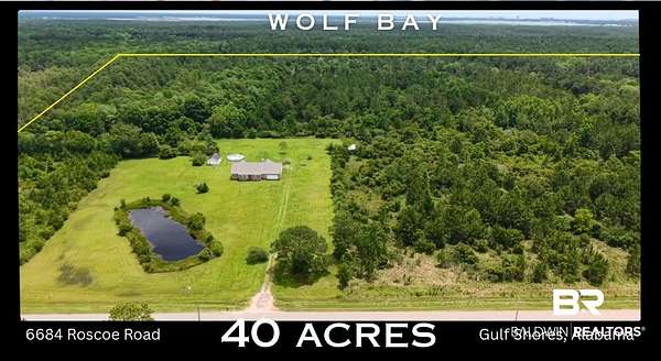 40 Acres of Land for Sale in Gulf Shores, Alabama
