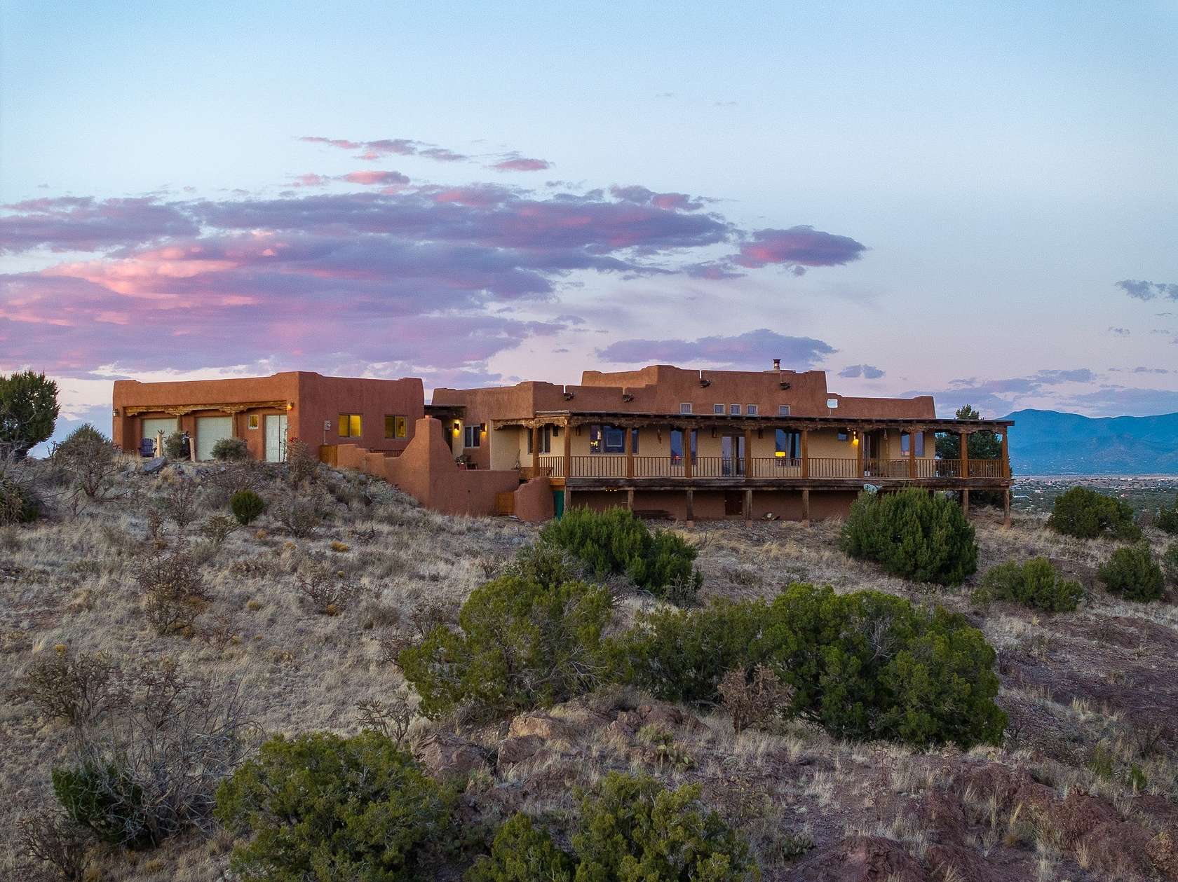 11.1 Acres of Land with Home for Sale in Santa Fe, New Mexico