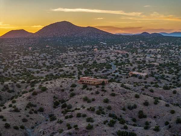 11.1 Acres of Land with Home for Sale in Santa Fe, New Mexico