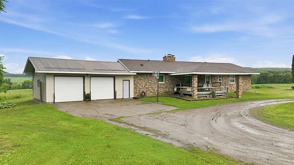 7.29 Acres of Land with Home for Sale in Colfax, Wisconsin