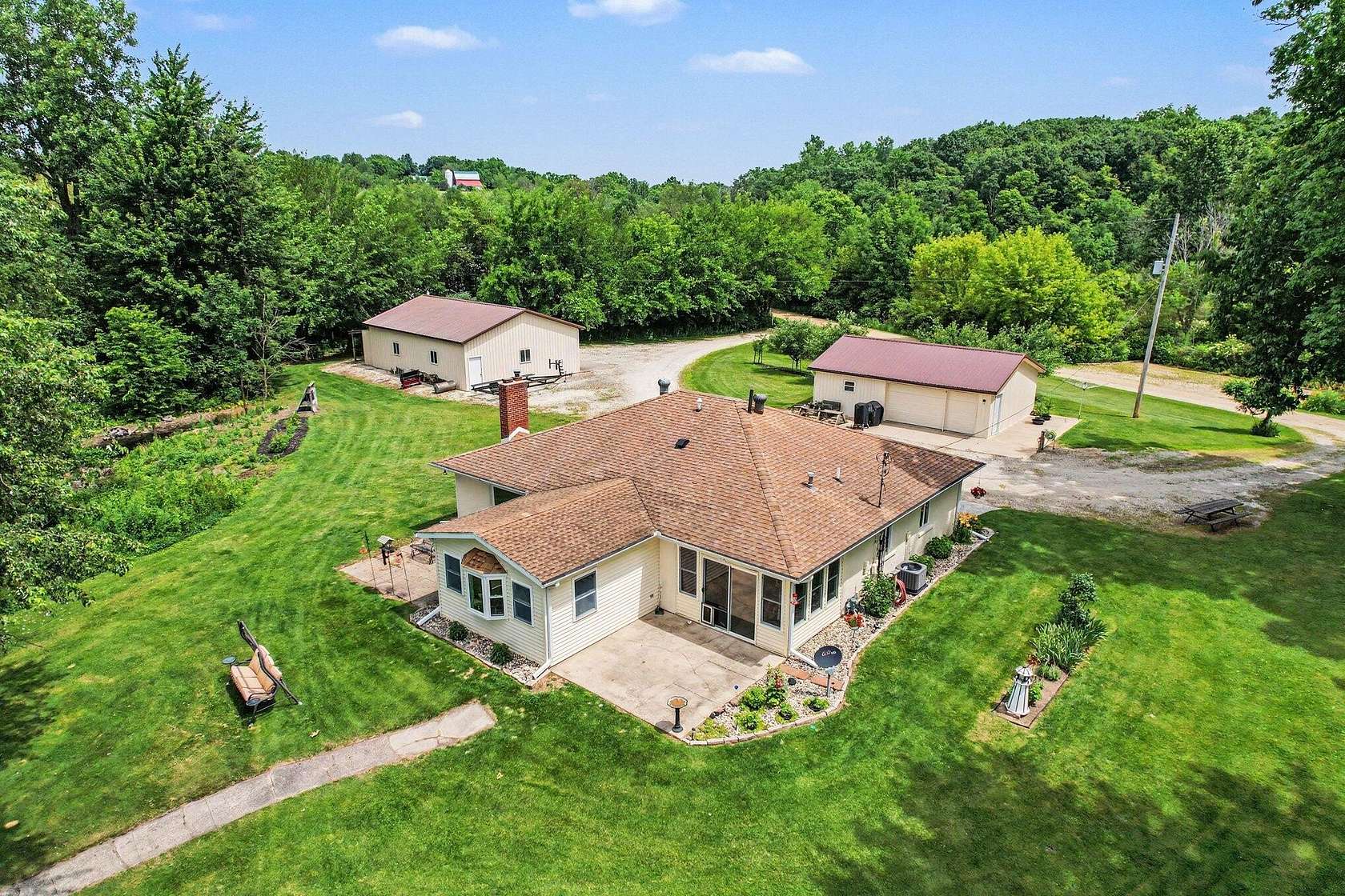 1.65 Acres of Land with Home for Sale in Dowling, Michigan
