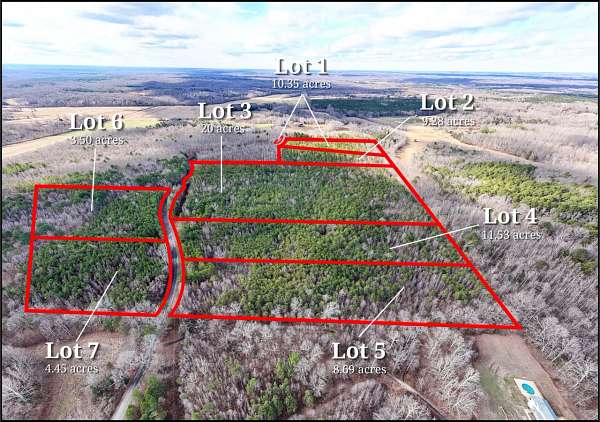 20 Acres of Recreational Land for Sale in Camden, Tennessee