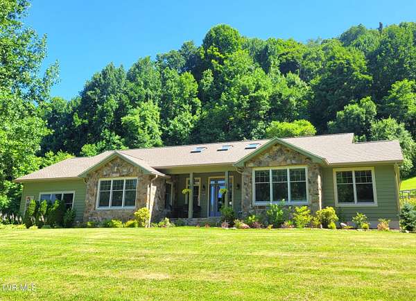 28.4 Acres of Recreational Land with Home for Sale in Roan Mountain, Tennessee