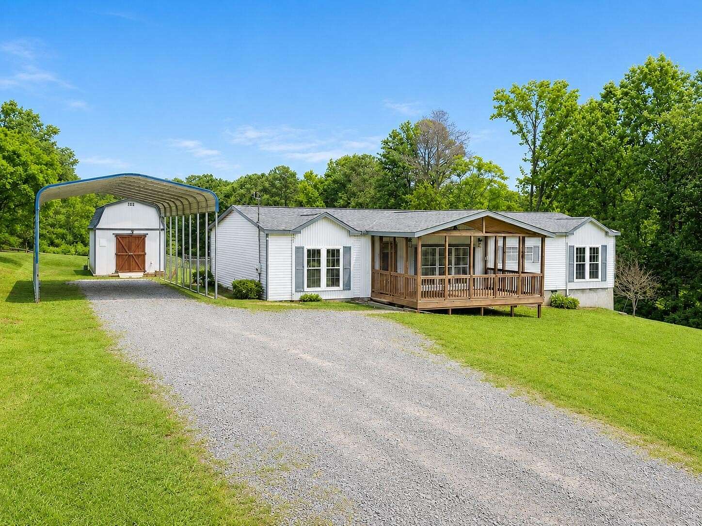 3.8 Acres of Land with Home for Sale in Chickamauga, Georgia
