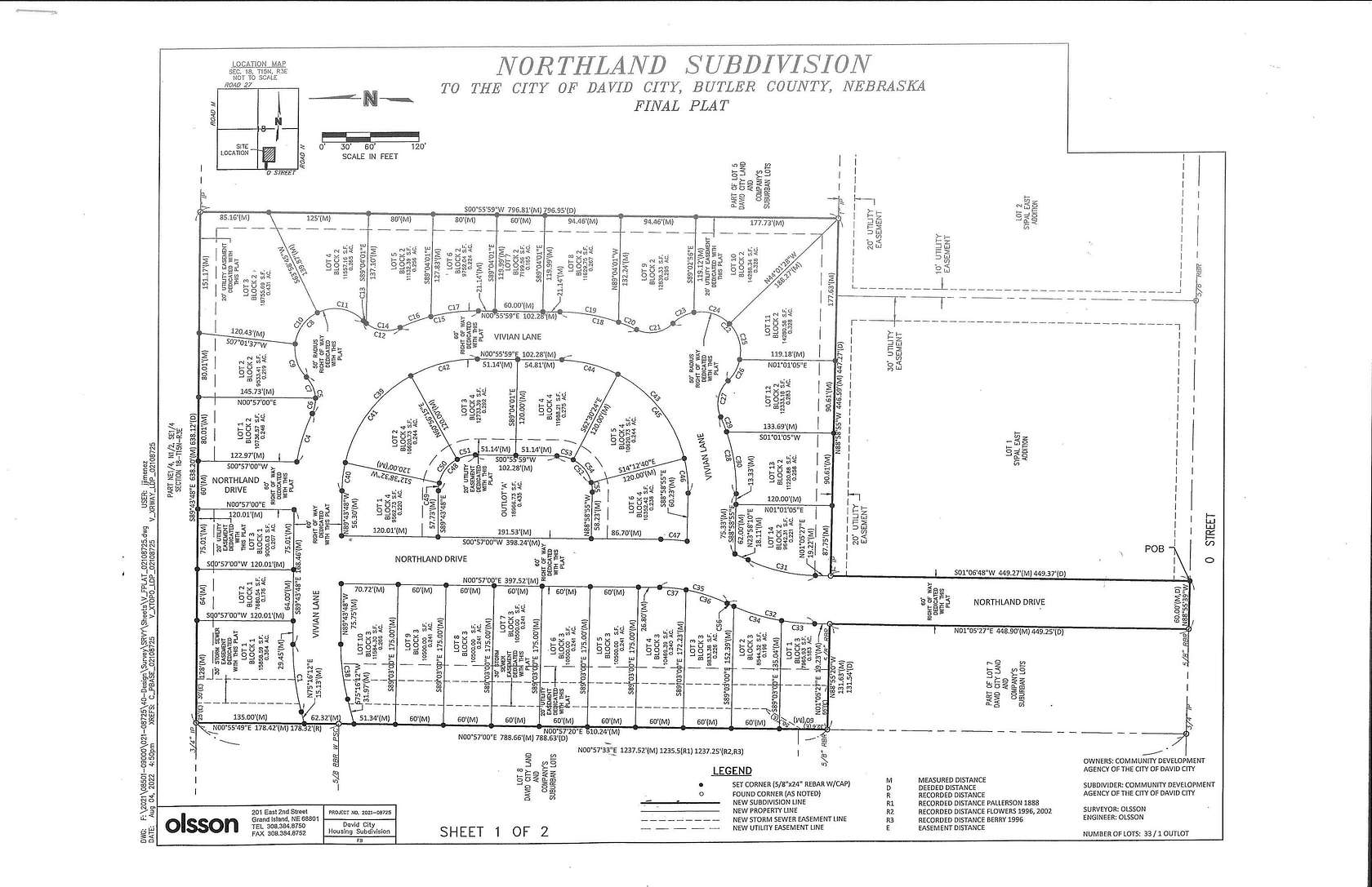 Residential Land for Sale in David City, Nebraska