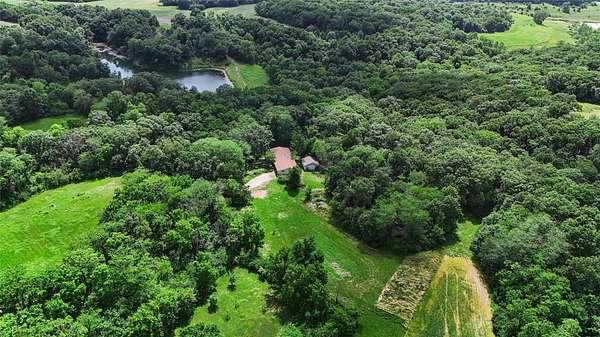25.3 Acres of Recreational Land with Home for Sale in Bussey, Iowa