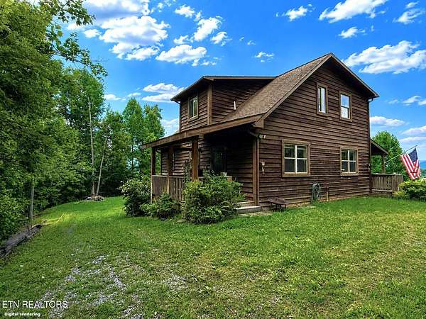 12.7 Acres of Recreational Land with Home for Sale in Del Rio, Tennessee