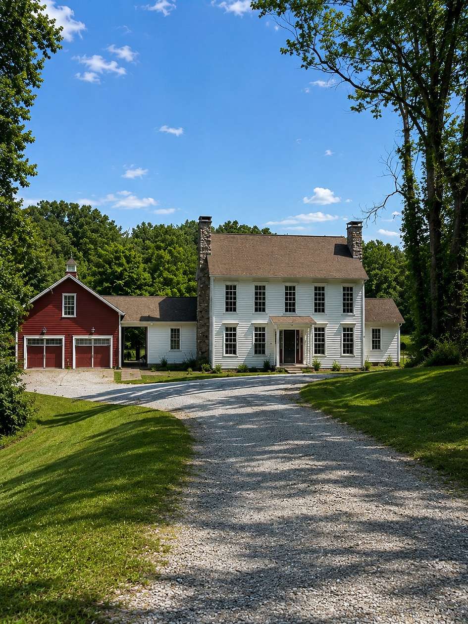 9.15 Acres of Land with Home for Sale in Cottontown, Tennessee