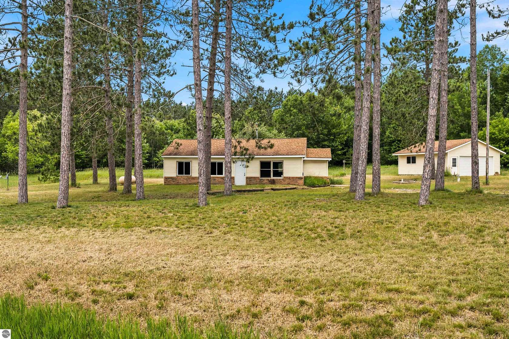 3.8 Acres of Land with Home for Sale in Kingsley, Michigan